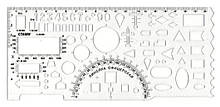 Трафарети, лінійки креслярські