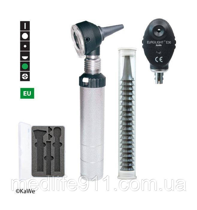 Набір із відоскопа й офтальмоскопа COMBILIGHT F.O.30/E36, EC, KaWe