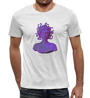 Чоловіча футболка з яскравим принтом Горгона Медуза