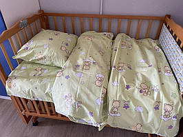 Дитяча постільна білизна в ліжечко -Ведмедики нові