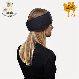 Пов'язка на голову з верблюжої шерсті Преміум