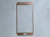 Стекло дисплея (экрана, тачскрина) для Galaxy J7 2015 (SM-J700) Gold золотистое на замену.