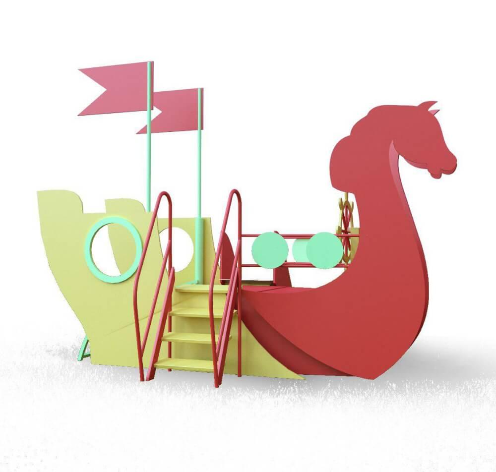 Дитячий майданчик корабель Four Kings (Kidigo ТМ)