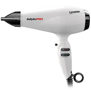 Фен для волосся BaByliss PRO Levante Ionic White 2100W BAB6950WIE