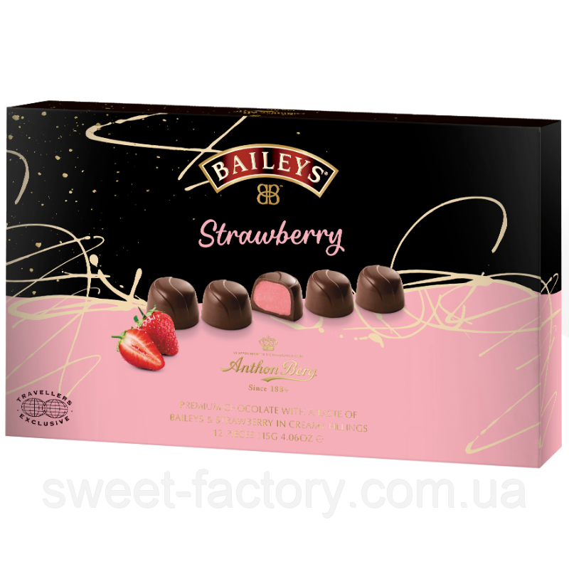 Шоколадні цукерки Anthon Berg Baileys Strawberry 12s 115 g