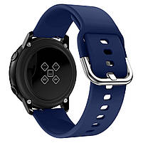 Ремінець для годинника Silicone bracelet Universal Active, 20 мм. Dark blue, фото 3