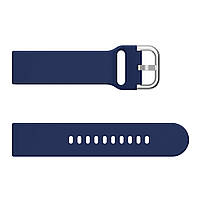 Ремінець для годинника Silicone bracelet Universal Active, 20 мм. Dark blue, фото 2