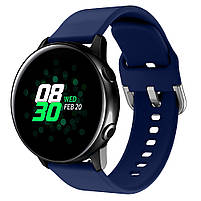 Ремінець для годинника Silicone bracelet Universal Active, 20 мм. Dark blue, фото 4