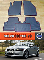 ЕВА коврики Вольво C30 2006-2013. EVA резиновые ковры на Volvo C30 Ц30