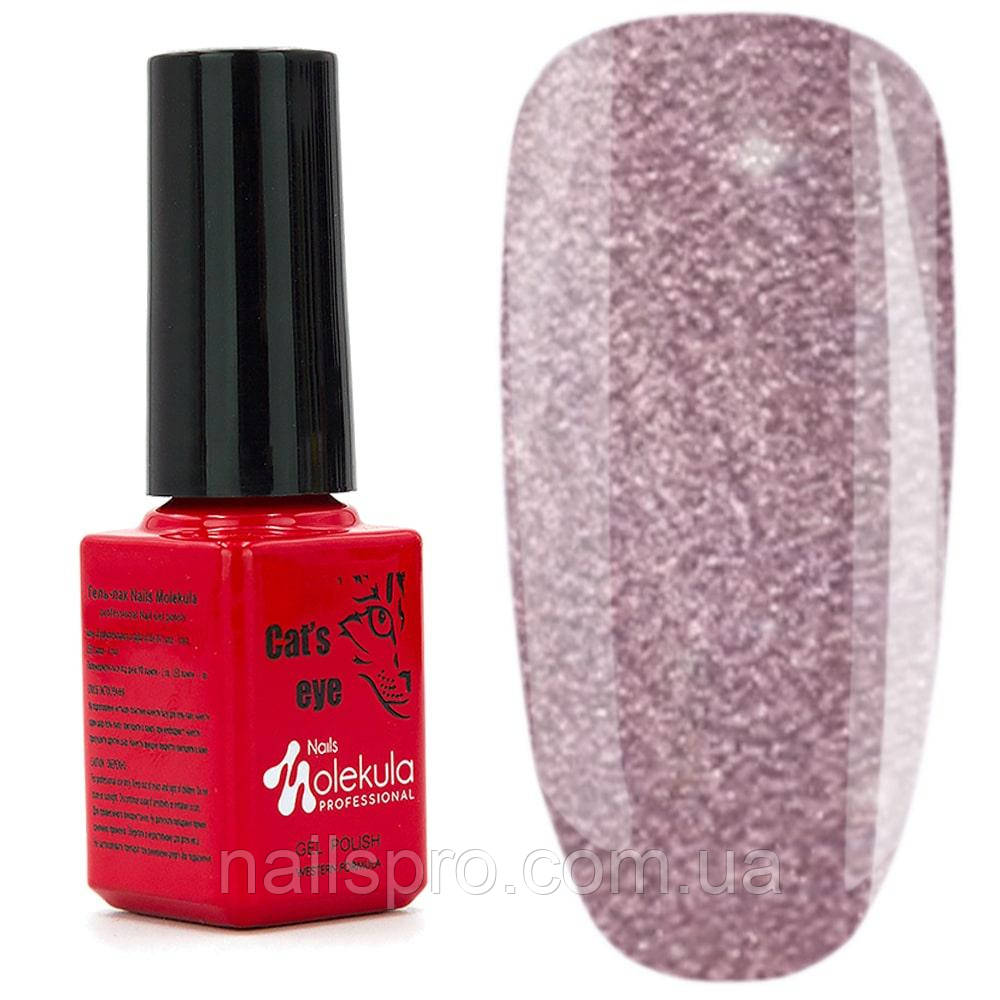 Світловідбиваючий гель-лак Nails Molekula Flash Cat Eyes 6 мл, № FC04