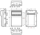 Щит Famatel 506*330*150 мм 16 модулів 3952 (Модульний бокс), фото 3