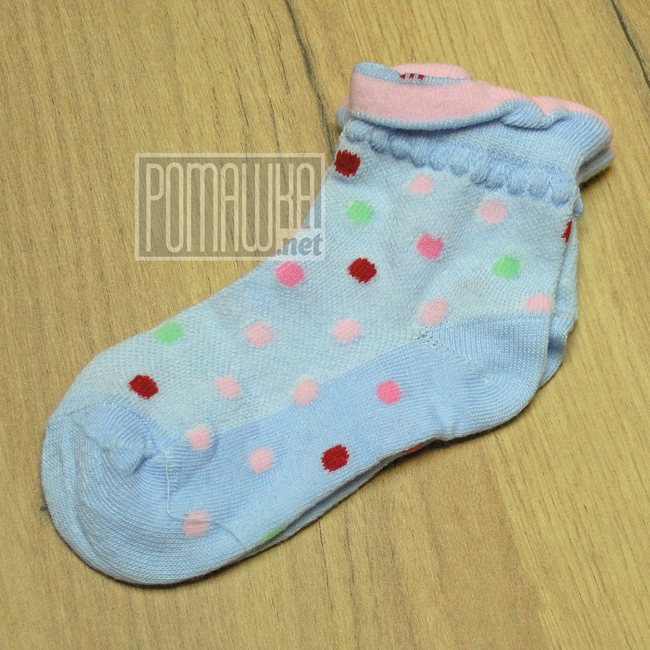 14 см 2-3 роки (14) літні дитячі шкарпетки носочки для дівчинки дітей дитини бавовна сіточка на літо 7312 Голубой