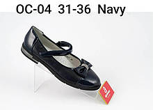 Нарядні туфлі для дівчаток білі Apawwa 32-37р.
