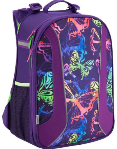 Рюкзак шкільний KITE Neon butterfly K17-703M-1, фото 1