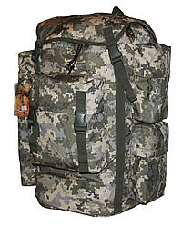 Тактичний туристичний армійський суперміцний рюкзак 60 л. Піксель Кордура 900 ден. Швейцарський