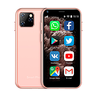 Мини смартфон Servo (Soyes) XS11 pink 4 ядра 1/8 Гб сенсорный мобильный телефон на Андроиде