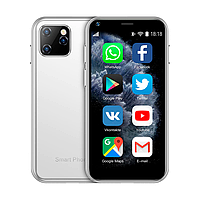Мини смартфон Servo (Soyes) XS11 white 4 ядра 1/8 Гб сенсорный мобильный телефон на Андроиде