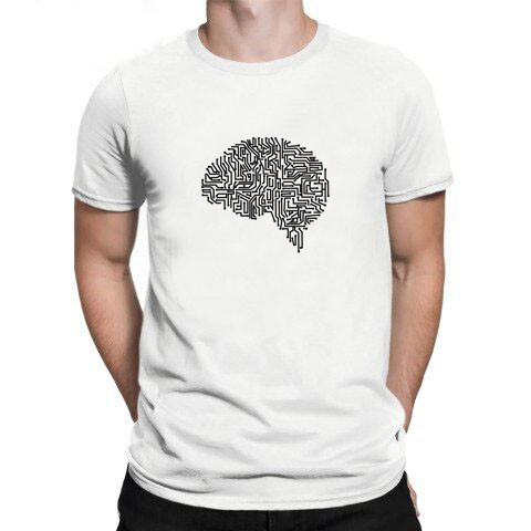 Чоловіча футболка з принтом "Мікросхема", фото 1