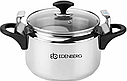 Скороварка-пароварка 7 л/3в1 зі скляною кришкою неіржавка сталь Edenberg EB-3769, фото 6
