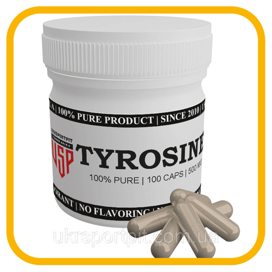 Тирозин ( L-Тирозин L-Tyrosine ) 100 капсул по 500 мг - фото 9 - id-p1447905558