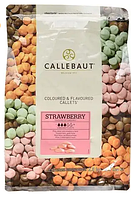 Шоколад зі смаком полуниці Callebaut Strawberry 2,5 кг