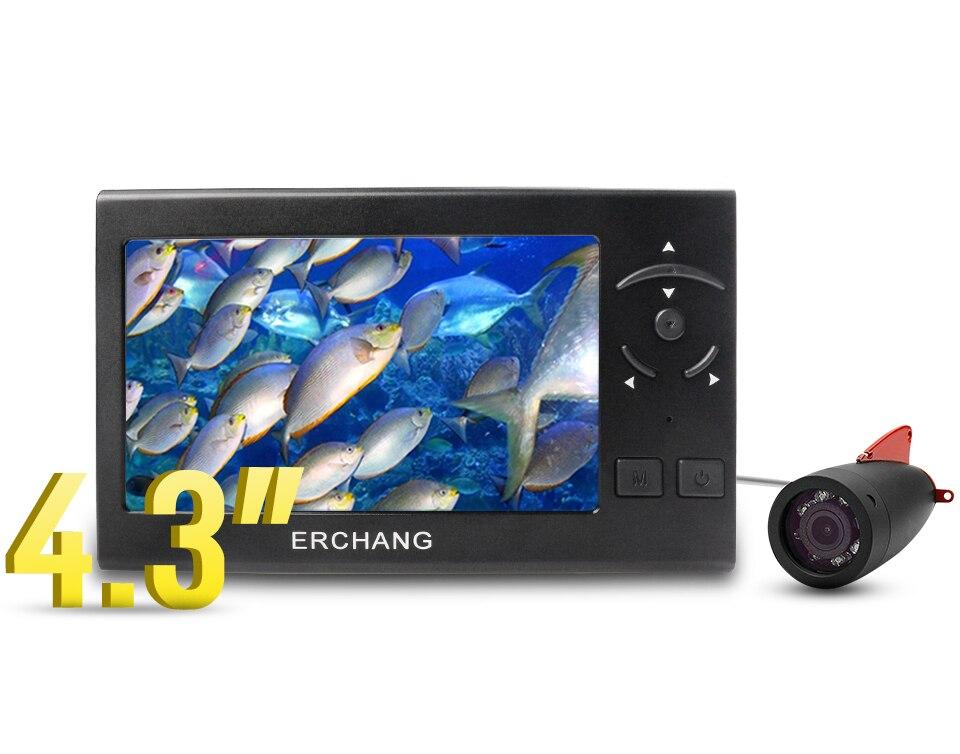 Відеоудочка Erchang F430 15 м кабель 4,3 дюйма підсвітка підводна відеокамера, фото 1