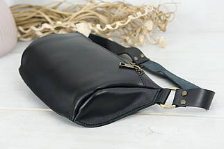 Жіноча сумка "Модель №56 міні" з натуральної шкіри колір Чорний, фото 3