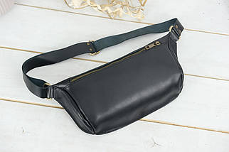 Жіноча сумка "Модель №56 міні" з натуральної шкіри колір Чорний, фото 2
