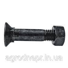 3015786 Спецболт 1199A М12х60 (10.9) DIN608 чорний з гайкою Lemken
