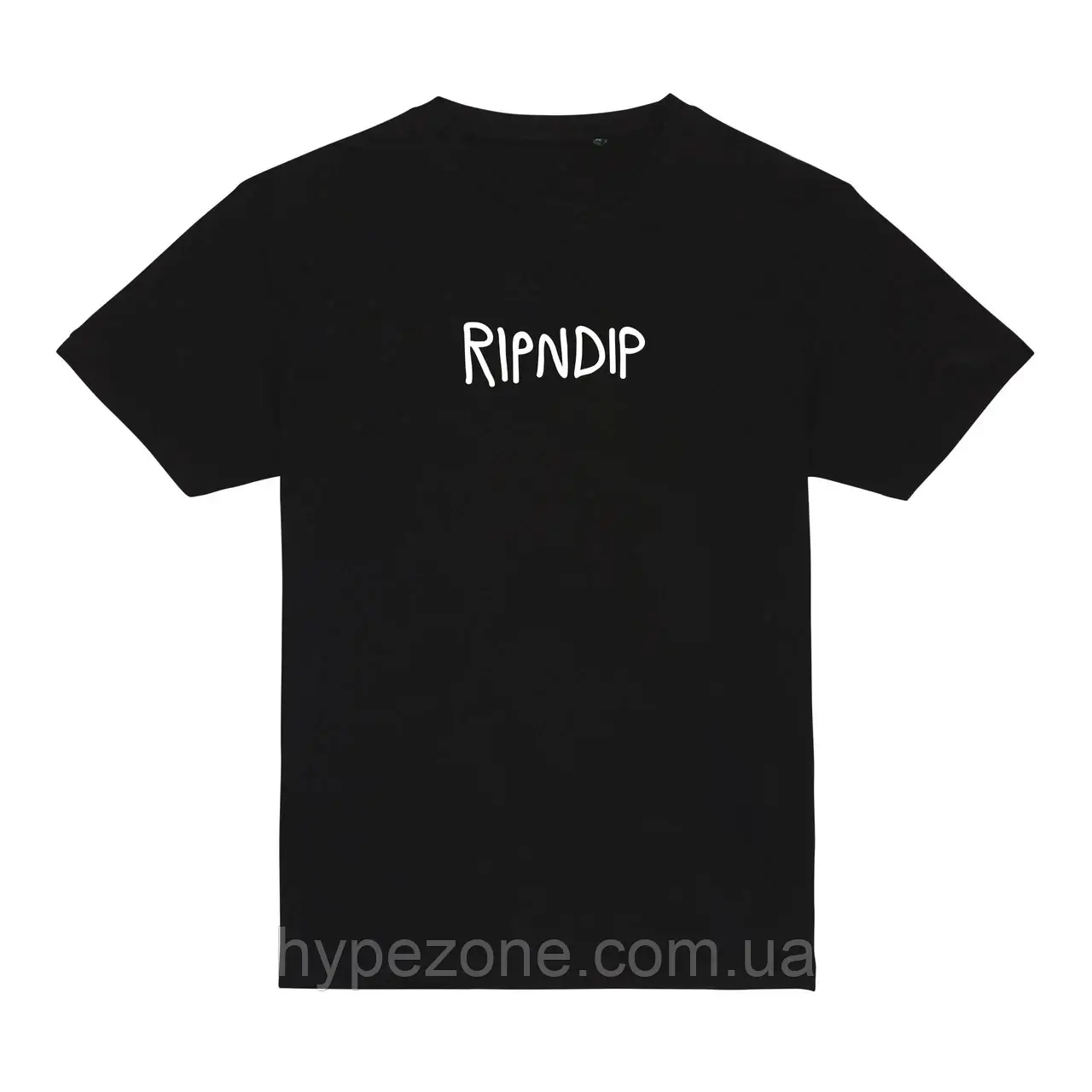 Футболка чорна RipNDip Mini Lоgo Футболка чоловіча, жіноча, підліткова з принтом РіпНДіп вільна бавовна