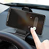 Автотримач для смартфона Baseus Mouth Car Mount, Black (SUDZ-01), фото 10