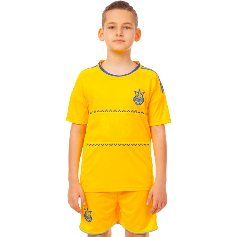 Форма футбольна дитяча Україна Ukraine Zelart 1006-UKR-13 L (28) зріст 145-155 см Yellow