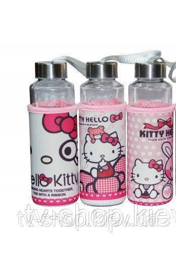 Пляшка Hello Kitty в термочохлі, 400 мл, фото 1