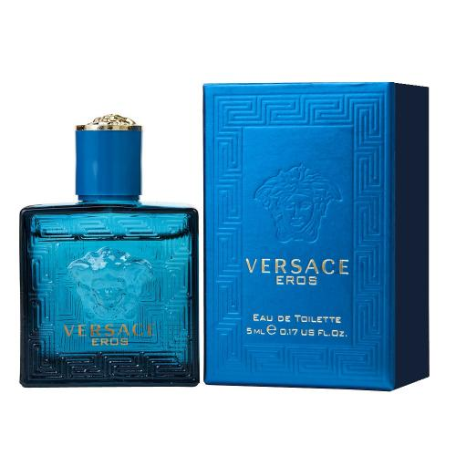 Оригінальна елітна туалетна вода Versace Eros Pour Homme 5 мл мініатюра, фужерний аромат для чоловіків, фото 1