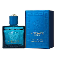 Оригинальная элитная туалетная вода Versace Eros Pour Homme 5 мл миниатюра, фужерный аромат для мужчин