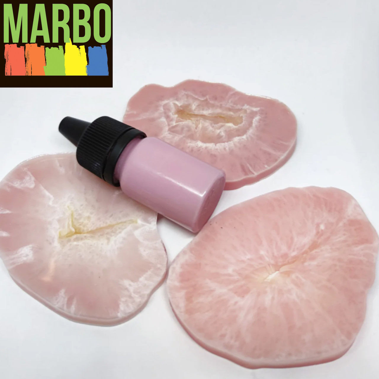 Marbo (Італія) пігмент "Запорошена троянда" 74 концентрат для смол і поліуретанів. Марбо, PASTELLO 15 мл.