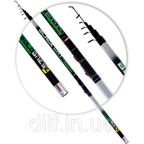 Удочка Siweida Black Cat 6м c/к 5-25гр (c кольцами болонское удилище ...