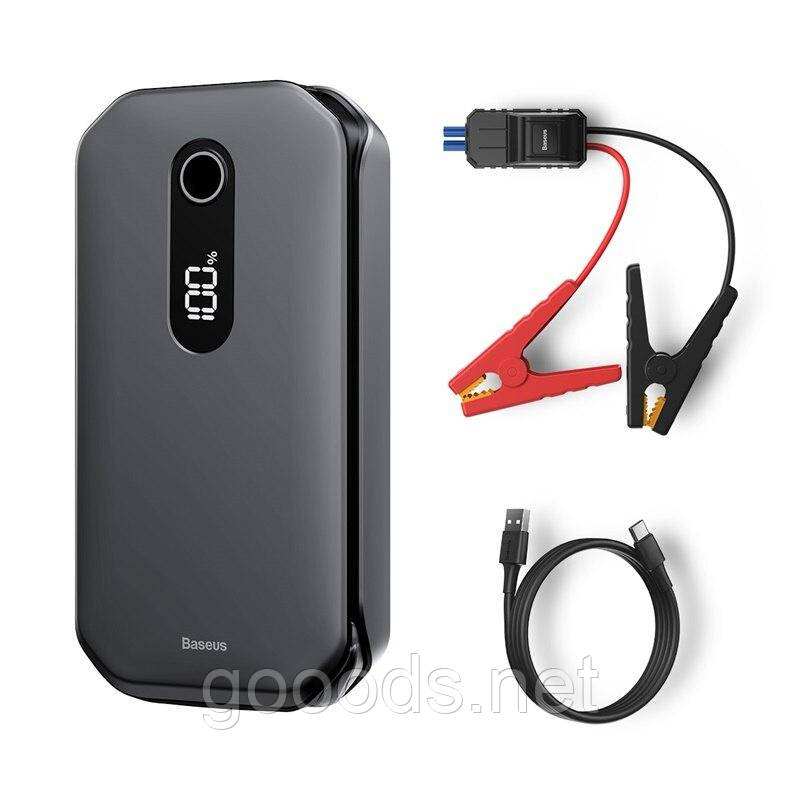 Автомобільний пусковий пристрій Baseus Car Jump Starter 1000A 12000 mAh, фото 1