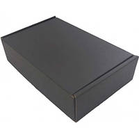 175 х 115 х 45 Коробка картонная черная самосборная цветная