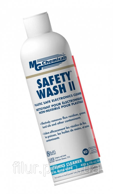Очищувач MG Chemicals 4050A-450G Очищувач/знежирювач Safety Wash аерозоль 450 г, фото 1