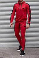 Тренировочный мужской  спортивный костюм New Balance (Нью Беленс), Красный