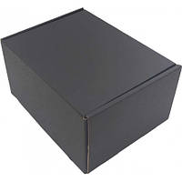 190 х 150 х 100 Коробка картонная черная самосборная цветная