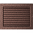 Решітка мідна з жалюзями 22x30, фото 3