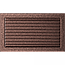 Решітка мідна з жалюзями 22x37, фото 2