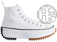 Женские кеды Converse Run Star Hike Hi White Black Gum 166799C 36