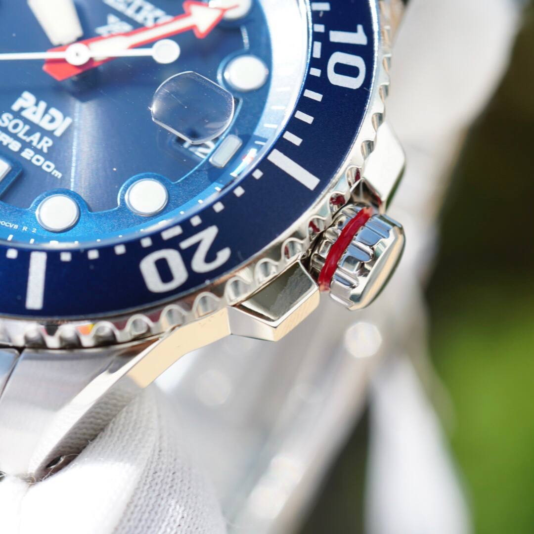 Seiko SNE435P1 PADI Solar Divers Special Edition Blue ID