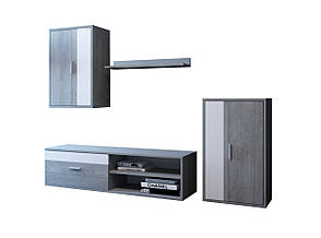 Меблева стінка Berno Accord, колір вудкон /білий, фото 3