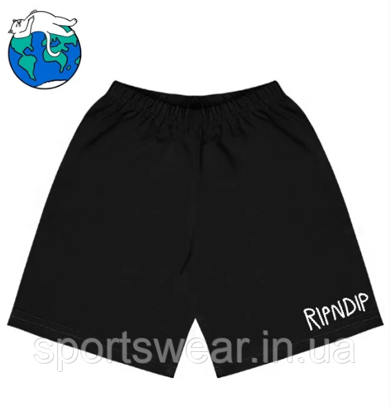 Шорти RipNDip Mini Lоgo чоловічі, жіночі, підліткові Трикотажні Бриджі РіпНДіп Капрі з принтом Ріп Н Діп
