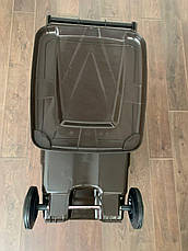 Бак для сміття на колесах 240л., коричневий., фото 2