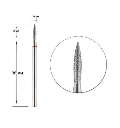 Фреза Полум'я 016 червона, фото 1